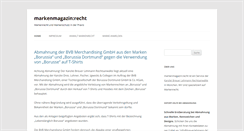 Desktop Screenshot of markenmagazin.de